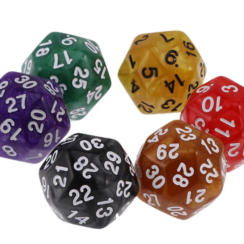 1Pcs 30 Sided Multi Sided Digital Dice Counter Indicator Multi Sided Dice