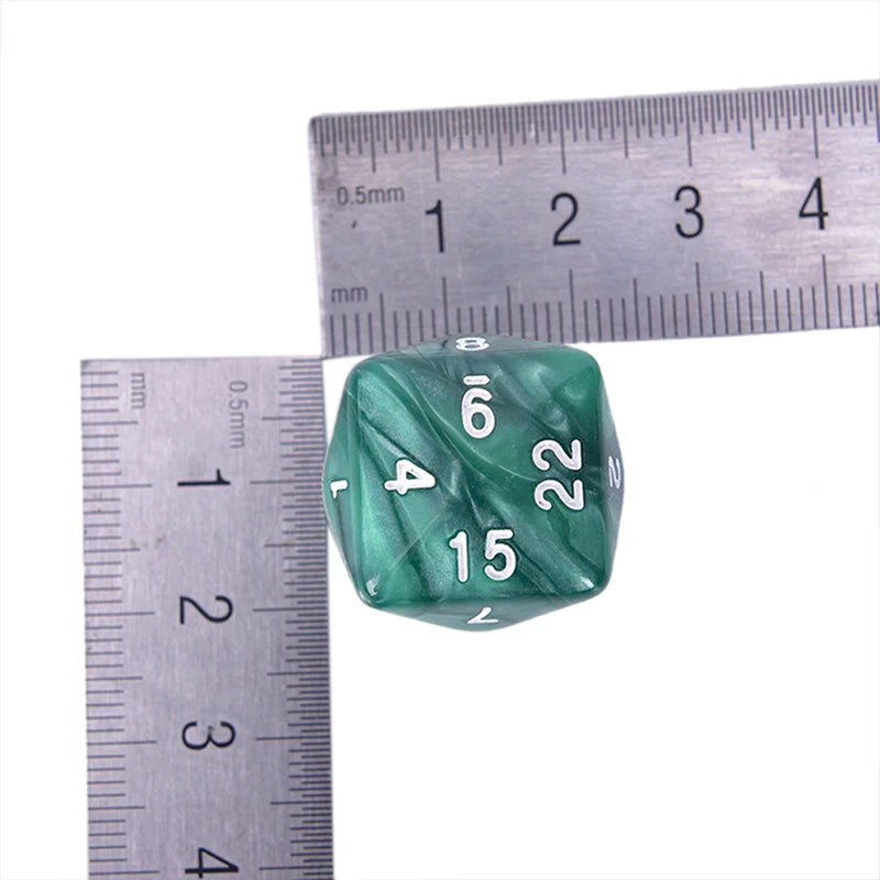 1pcs D24 Multi Sided Acrylic Dice For TRPG Game Lovers 24 Face Dice For Game Polyhedral New Arrival