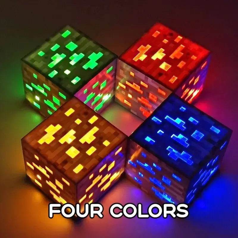 Upgraded Rechargeable Ore Lamp with Touch and Clap Features - USB plug / Green / 2PCS