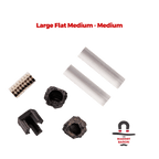 2 Sets Large Flat Magnetic Flight Stands