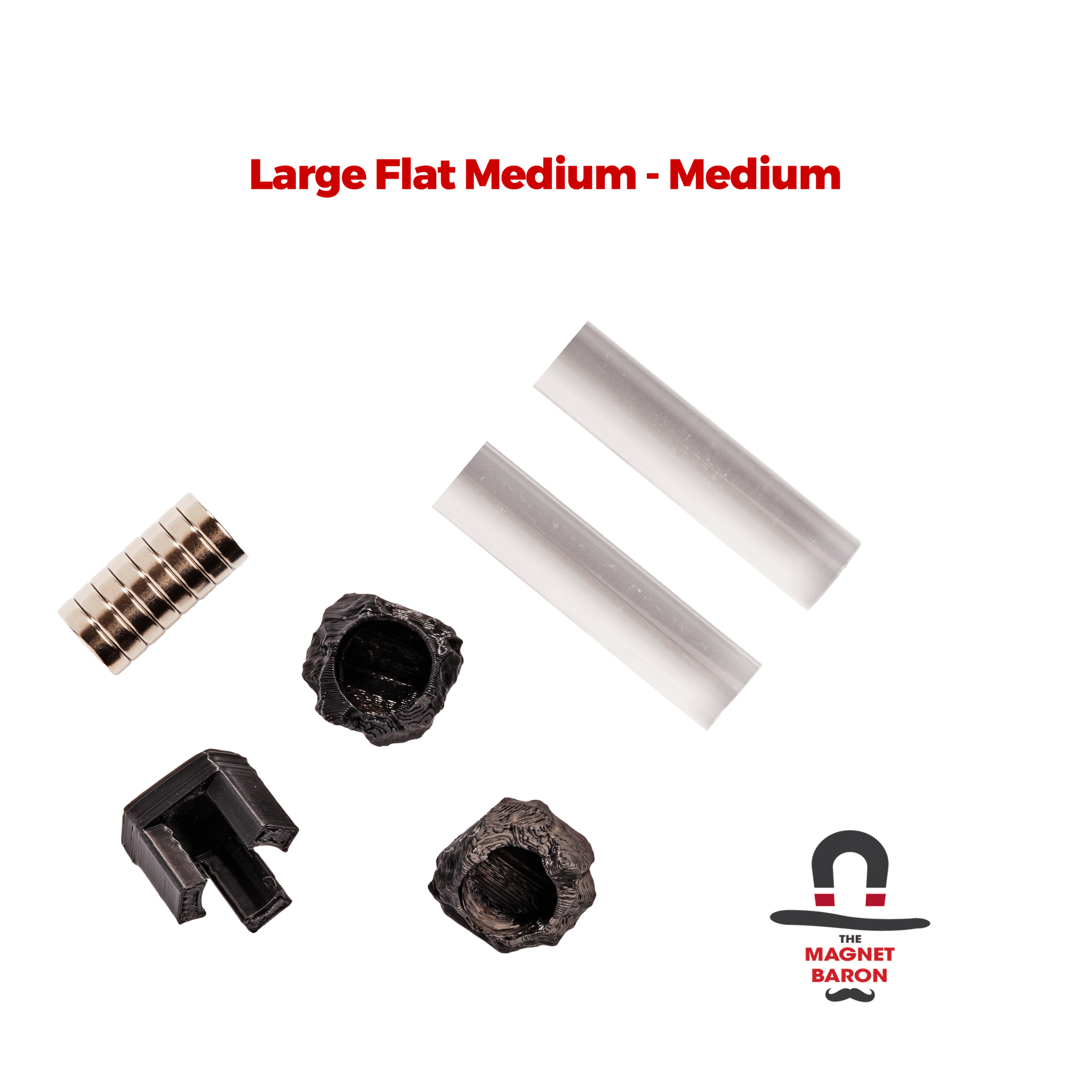 2 Sets Large Flat Magnetic Flight Stands