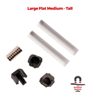 2 Sets Large Flat Magnetic Flight Stands