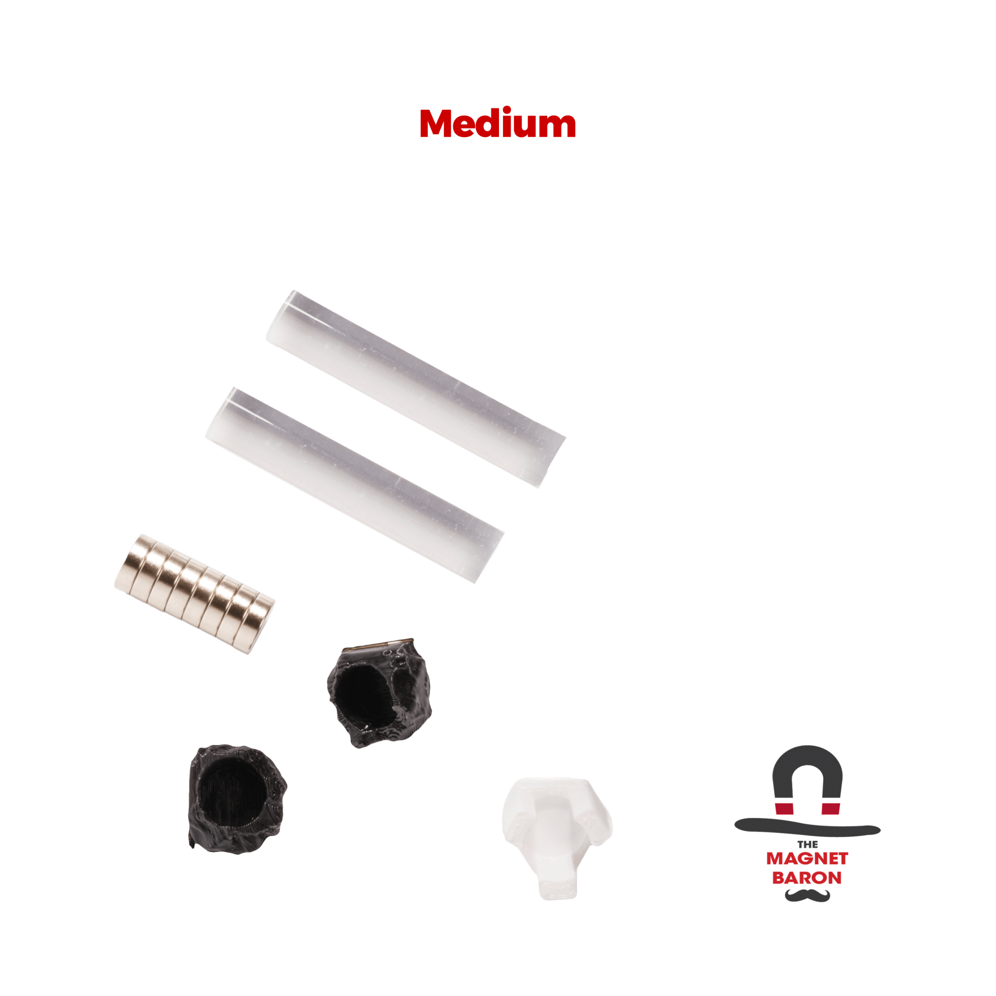 2 Sets Medium Flat Magnetic Flight Stands
