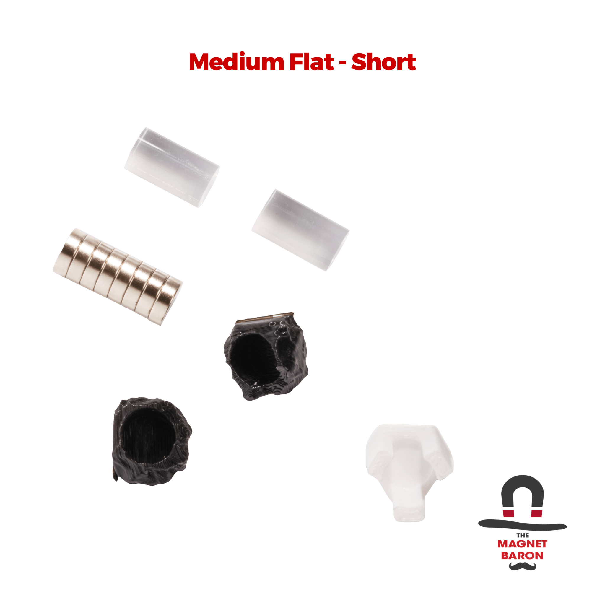 2 Sets Medium Flat Magnetic Flight Stands