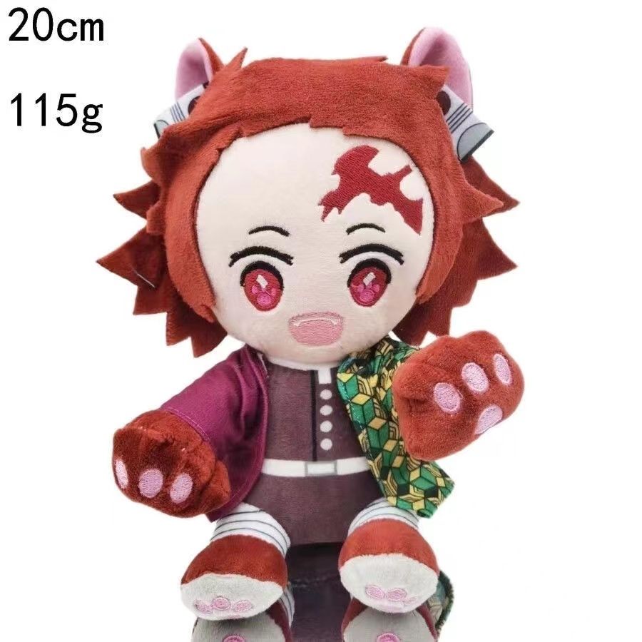 20 Cm Demon Slayer's Blade Plush Toy Kimetsu No Yaiba Kamado Tanjirou Tomioka Giyuu Agatsuma Zenitsu Douma Sabito Plush Doll