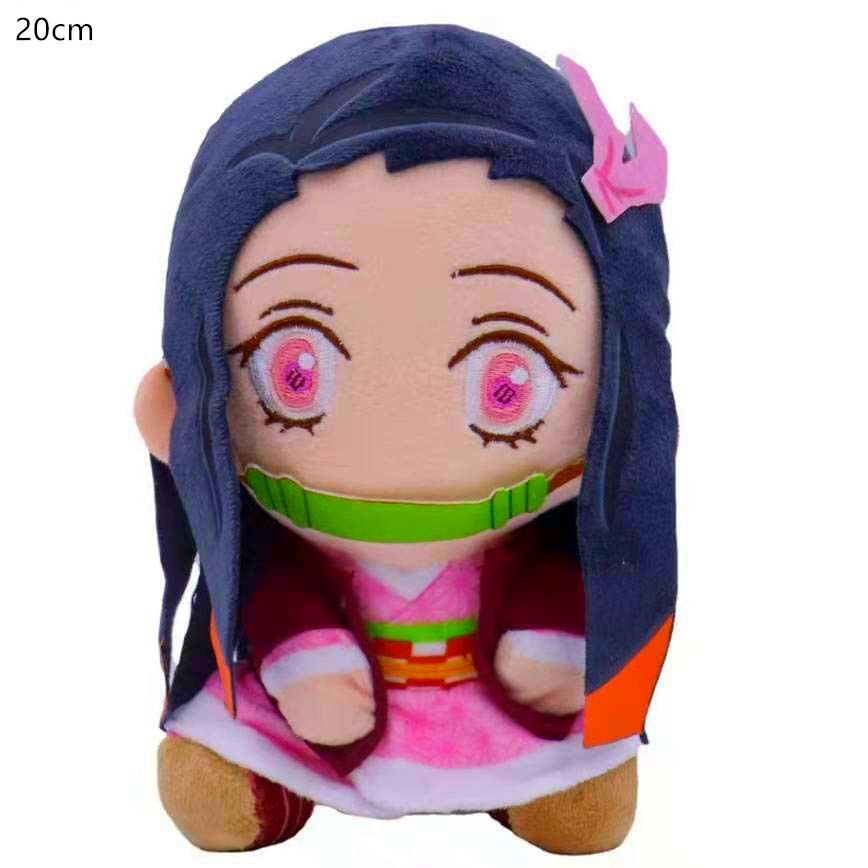 20 Cm Demon Slayer's Blade Plush Toy Kimetsu No Yaiba Kamado Tanjirou Tomioka Giyuu Agatsuma Zenitsu Douma Sabito Plush Doll