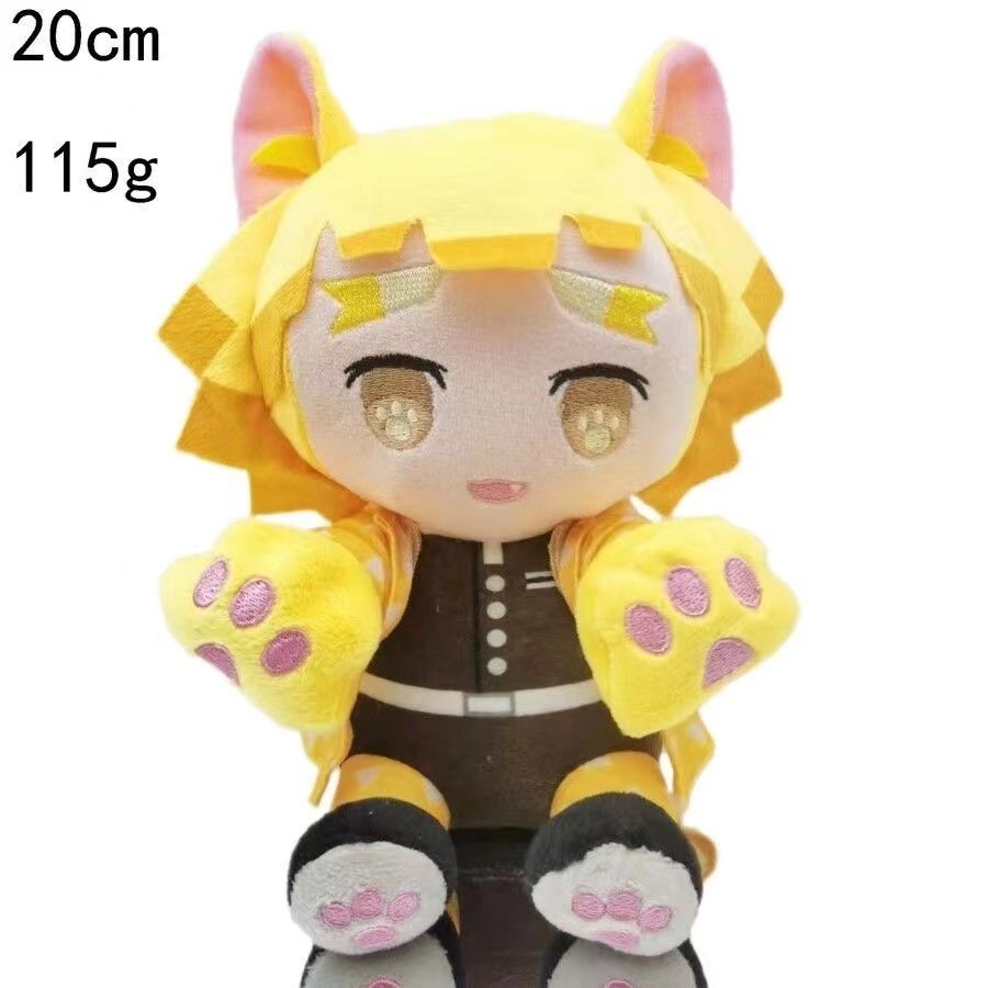 20 Cm Demon Slayer's Blade Plush Toy Kimetsu No Yaiba Kamado Tanjirou Tomioka Giyuu Agatsuma Zenitsu Douma Sabito Plush Doll