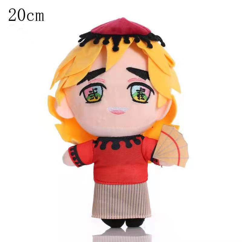 20 Cm Demon Slayer's Blade Plush Toy Kimetsu No Yaiba Kamado Tanjirou Tomioka Giyuu Agatsuma Zenitsu Douma Sabito Plush Doll