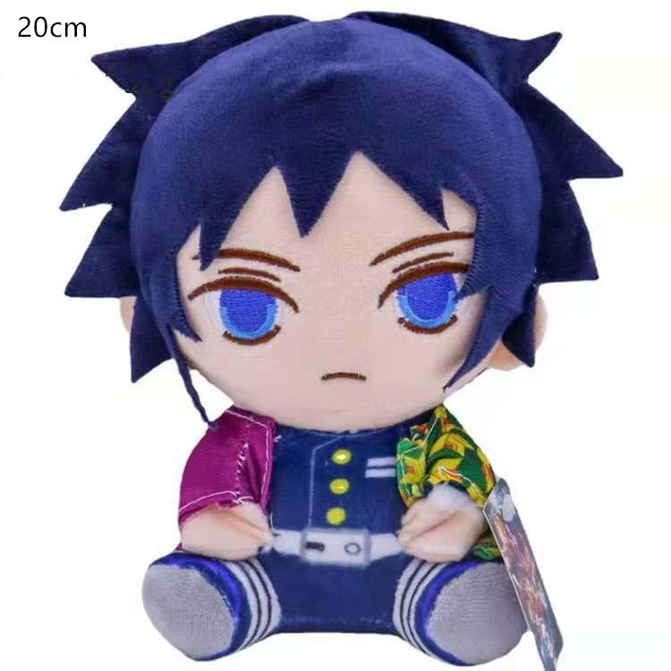 20 Cm Demon Slayer's Blade Plush Toy Kimetsu No Yaiba Kamado Tanjirou Tomioka Giyuu Agatsuma Zenitsu Douma Sabito Plush Doll