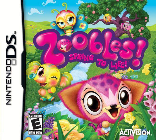 Zoobles Spring to Life (Nintendo DS) - Game Manual Only