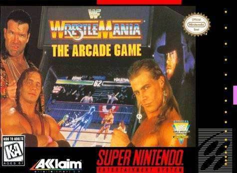 WWF Wrestlemania The Arcade Game (Super Nintendo) - Game Manual Only