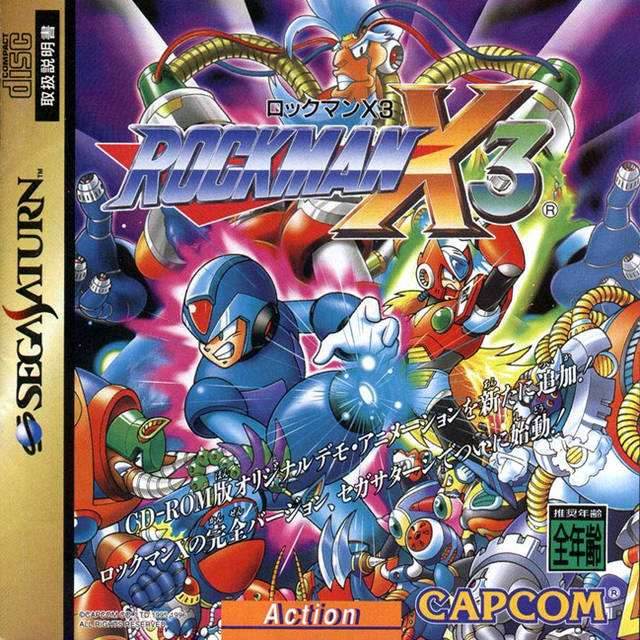 Rock Man X3 (Mega Man X3) [Japan Import] (Sega Saturn) - Complete - Good