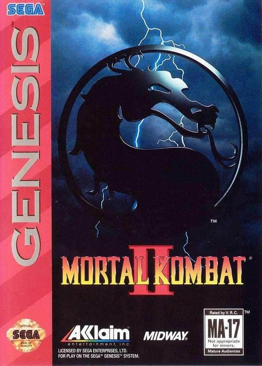 Mortal Kombat II (Sega Genesis) - Game Manual Only