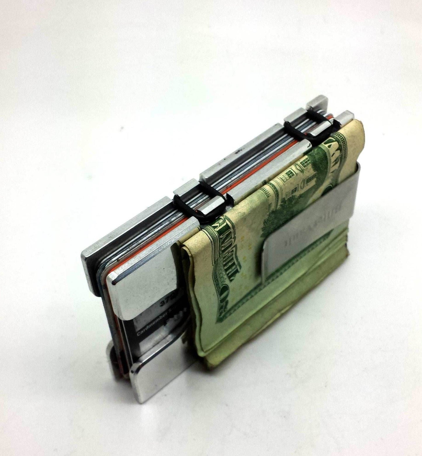 Spartan Helmet - Billetvault Aluminum Wallet - Outlaw Black