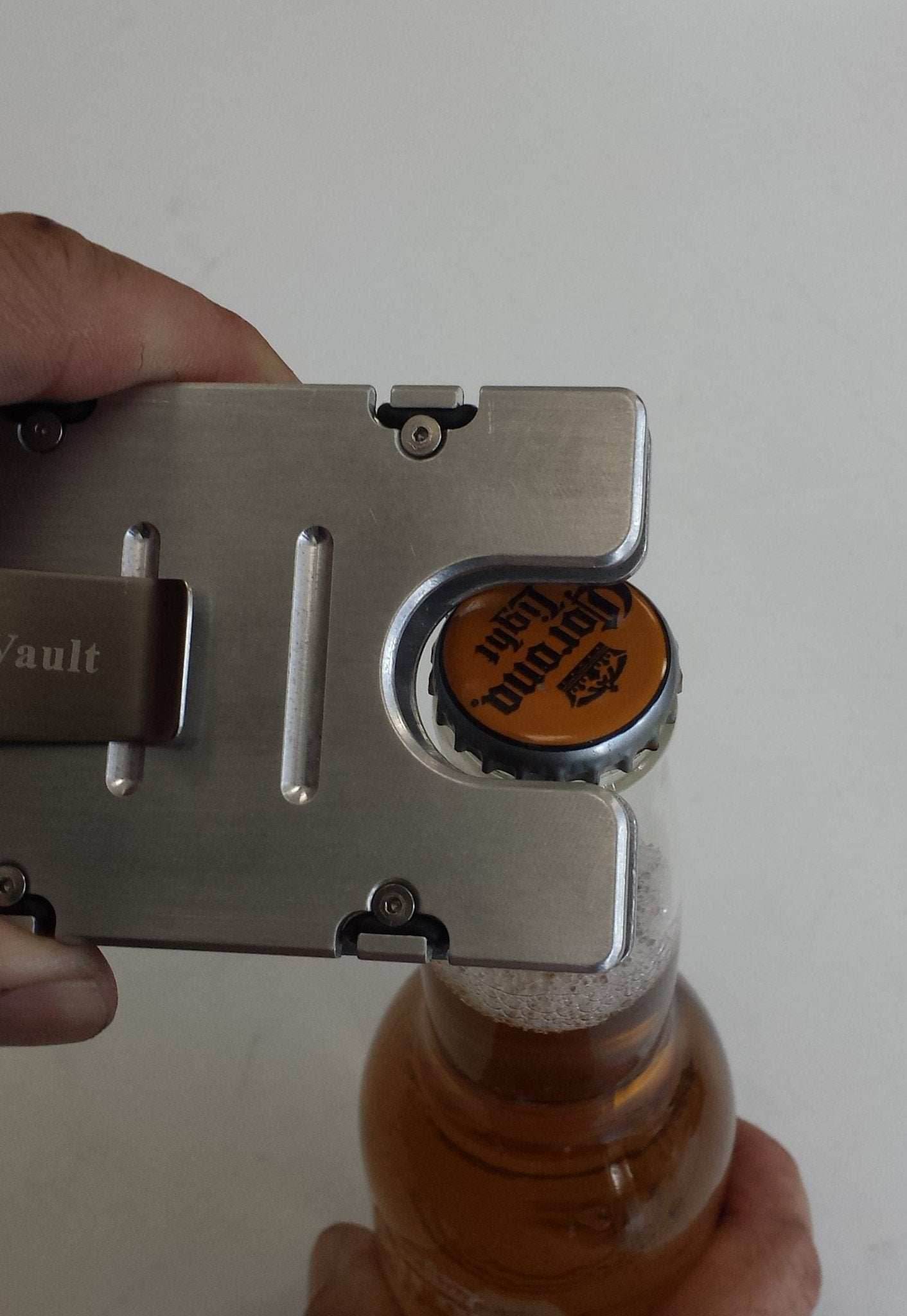 Spartan Helmet - Billetvault Aluminum Wallet - Outlaw Black