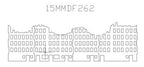 Ruined City Building, 7" x 3" (MDF) - 15MMDF262-2