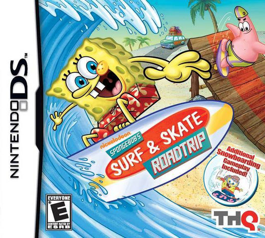 SpongeBob's Surf & Skate Roadtrip (Nintendo DS) - Game Manual Only