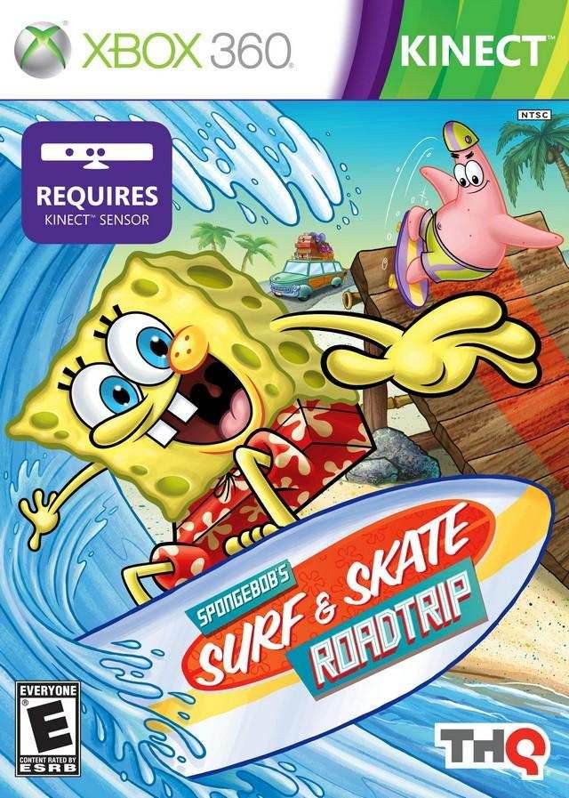 Spongebob's Surf & Skate Roadtrip (Xbox 360) - Game Manual Only