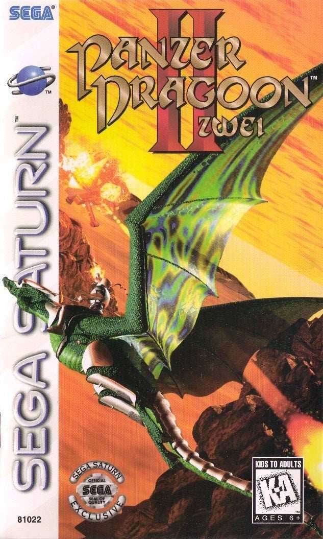 Panzer Dragoon II Zwei (Sega Saturn) - Game Manual Only