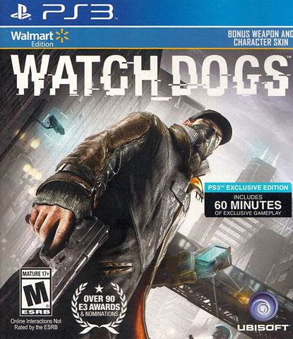 Watch Dogs WalMart Edition (Playstation 4) - Game Manual Only