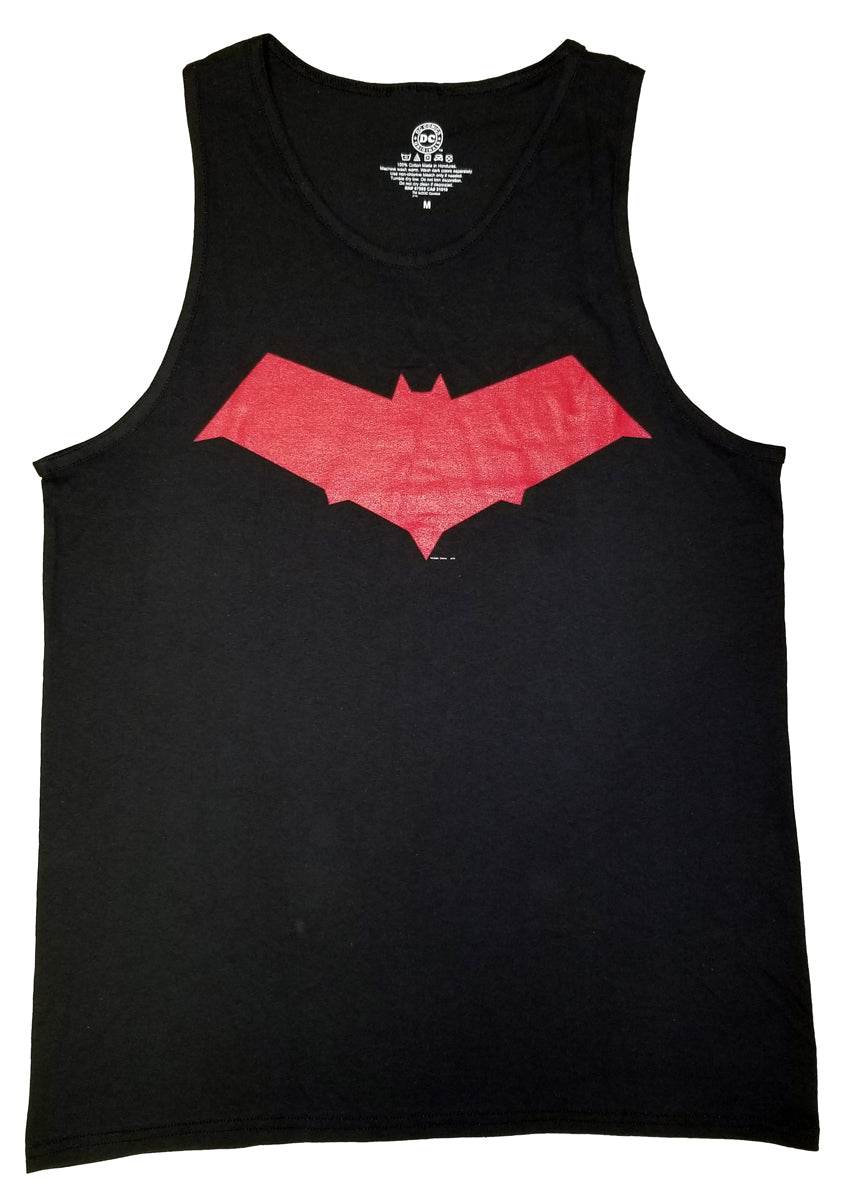 Batman Red Hood Logo DC Comics Adult Tank Top - S
