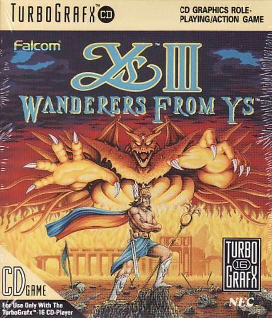 Ys III Wanderers from Ys [Super CD] (TurboGrafx-16) - Game Manual Only