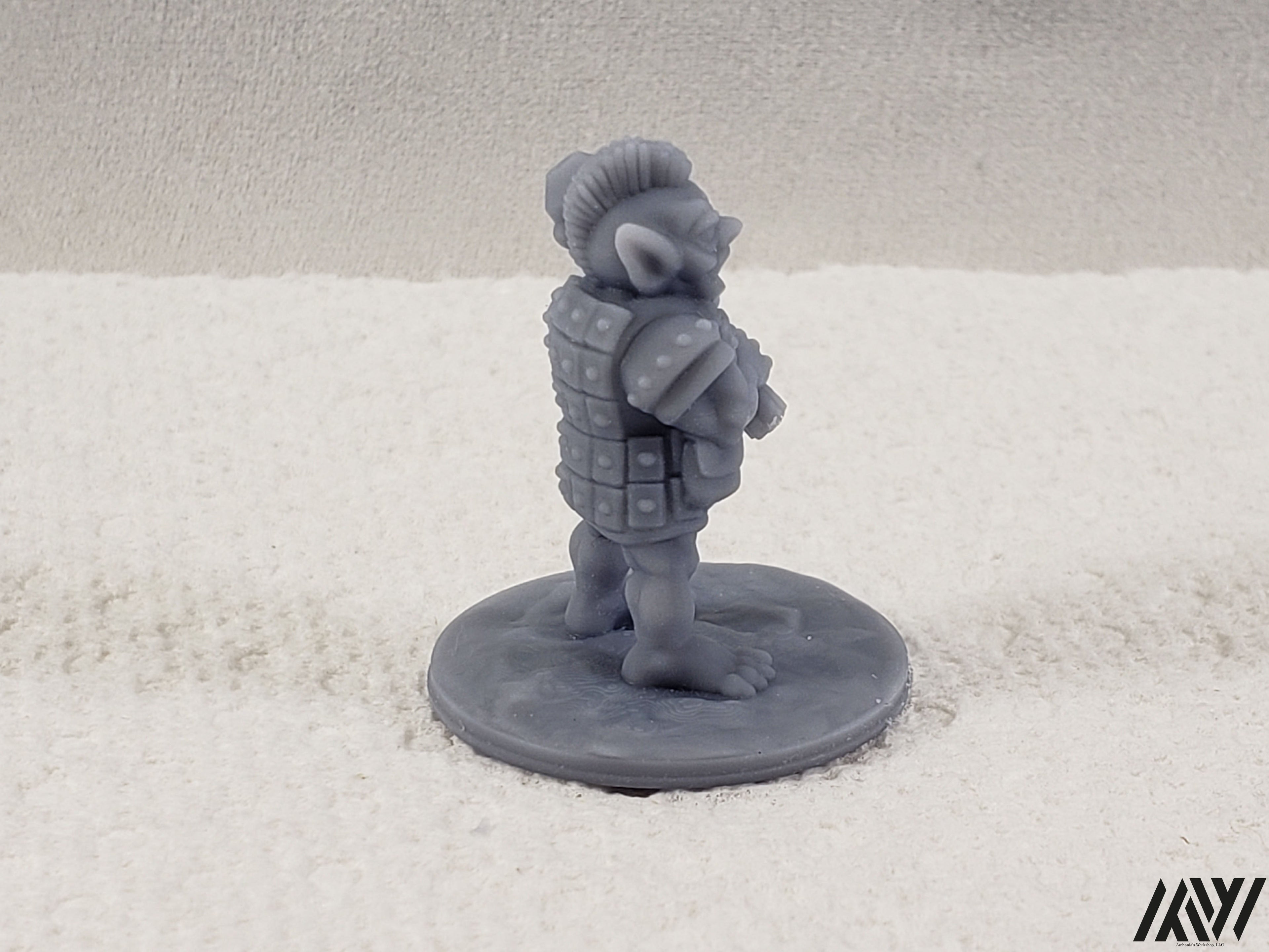 Goblin Warrior Armored with Mace