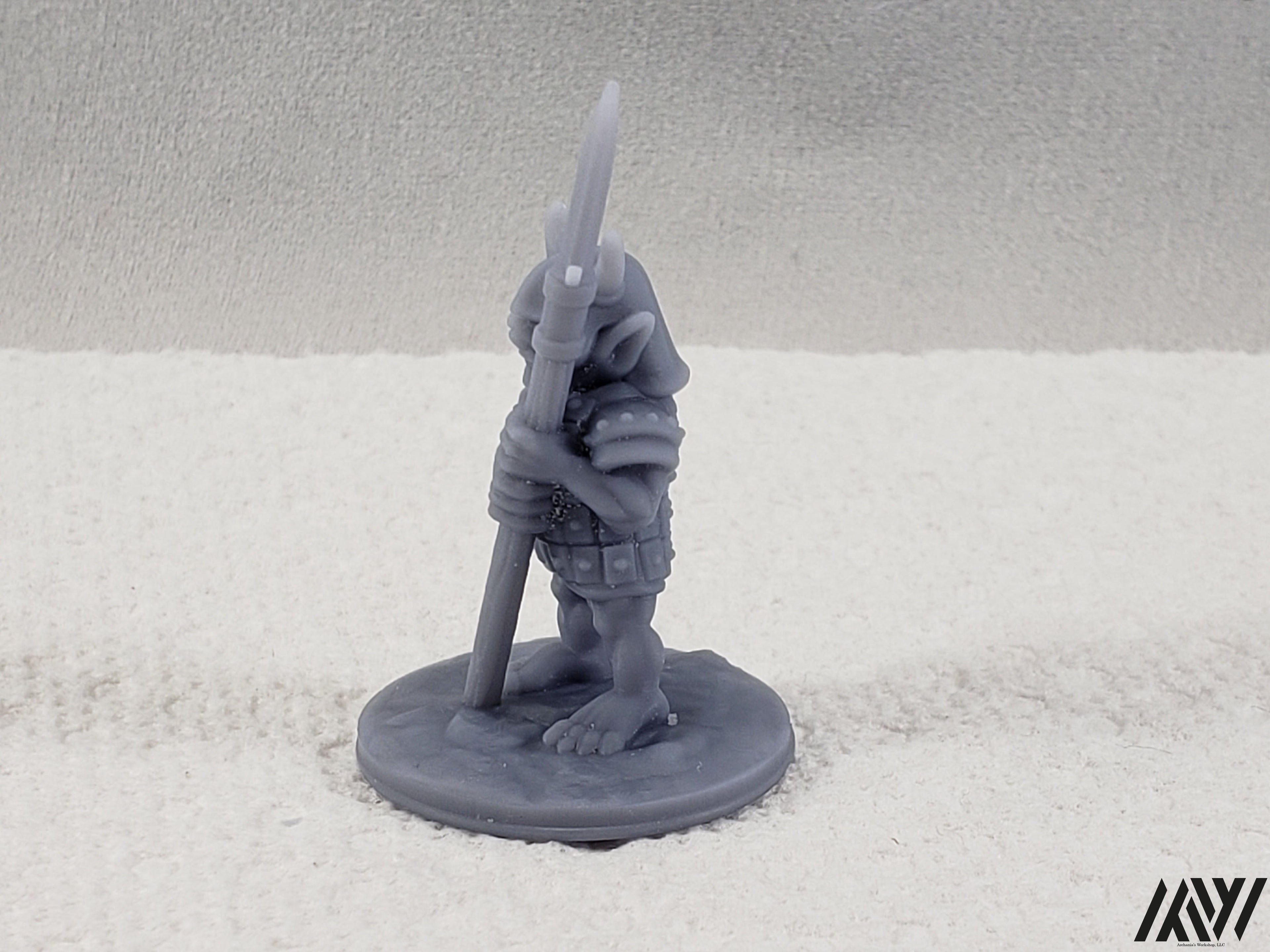 Goblin Warrior Armored with Polearm