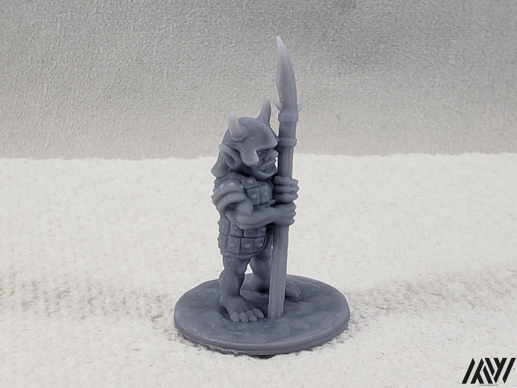 Goblin Warrior Armored with Polearm