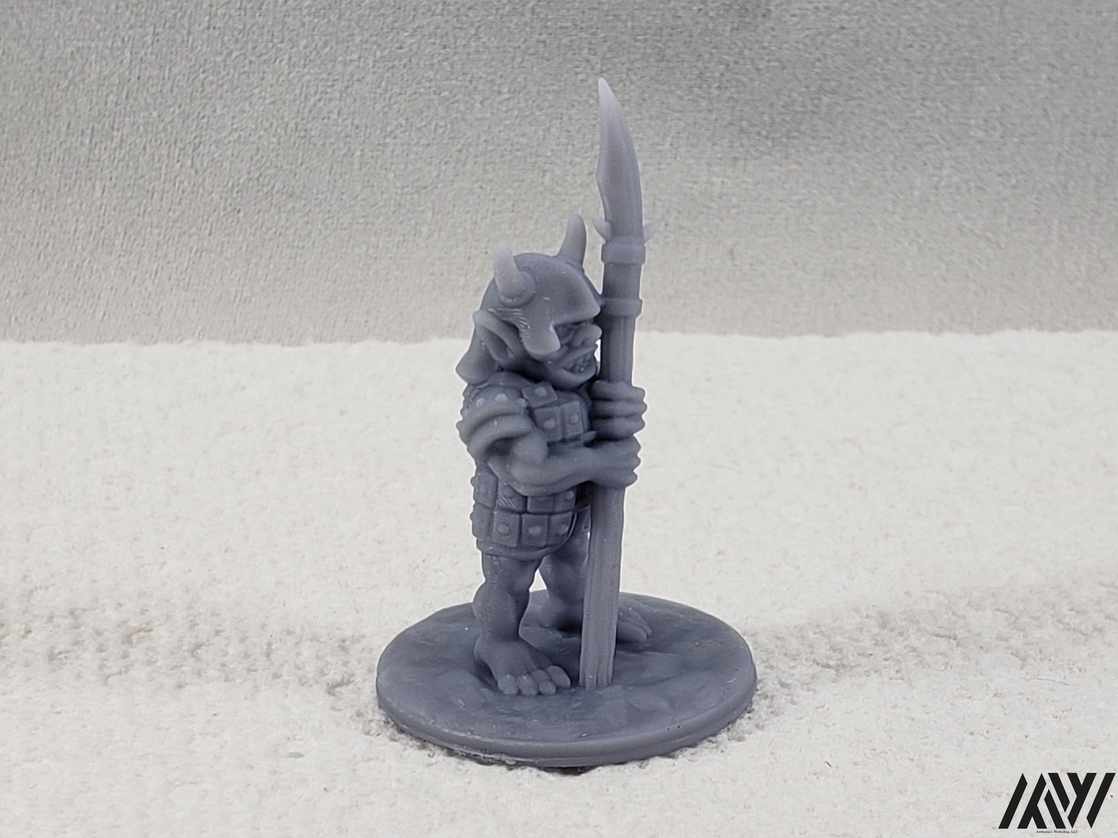Goblin Warrior Armored with Polearm