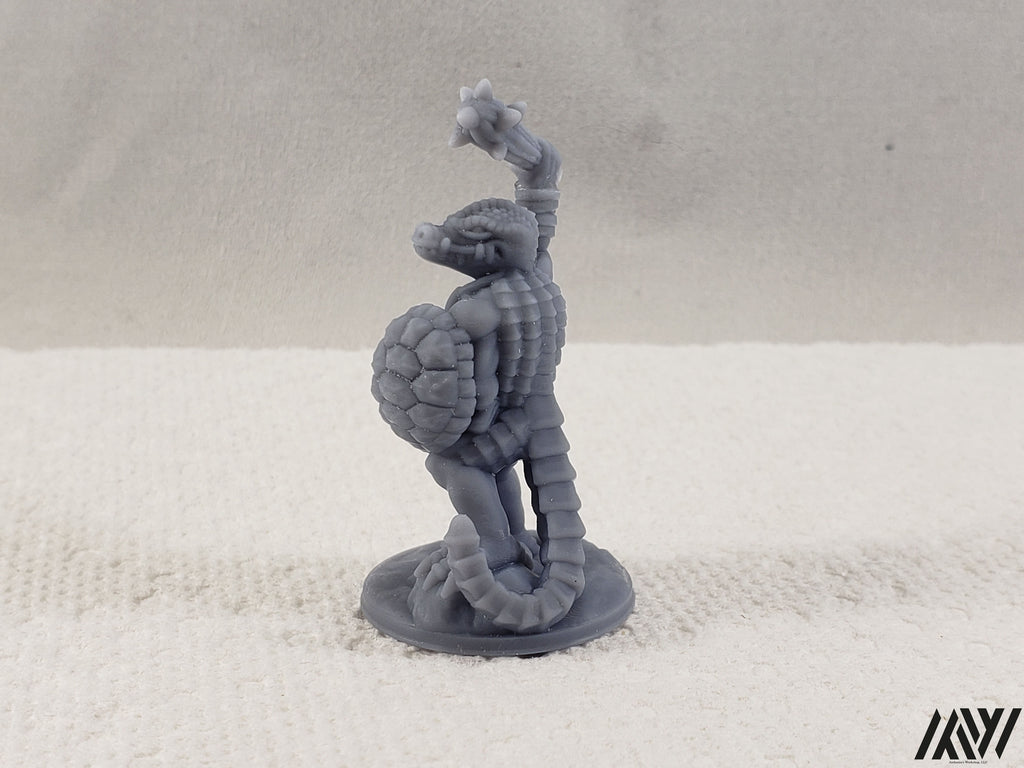 Lizardfolk Warrior with Spiked Club