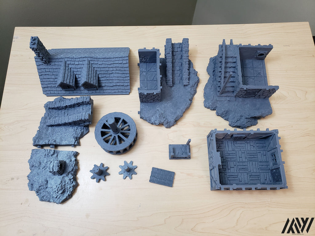 Water Mill without Base