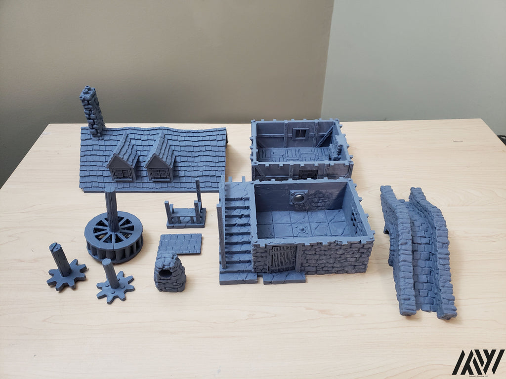 Water Mill without Base