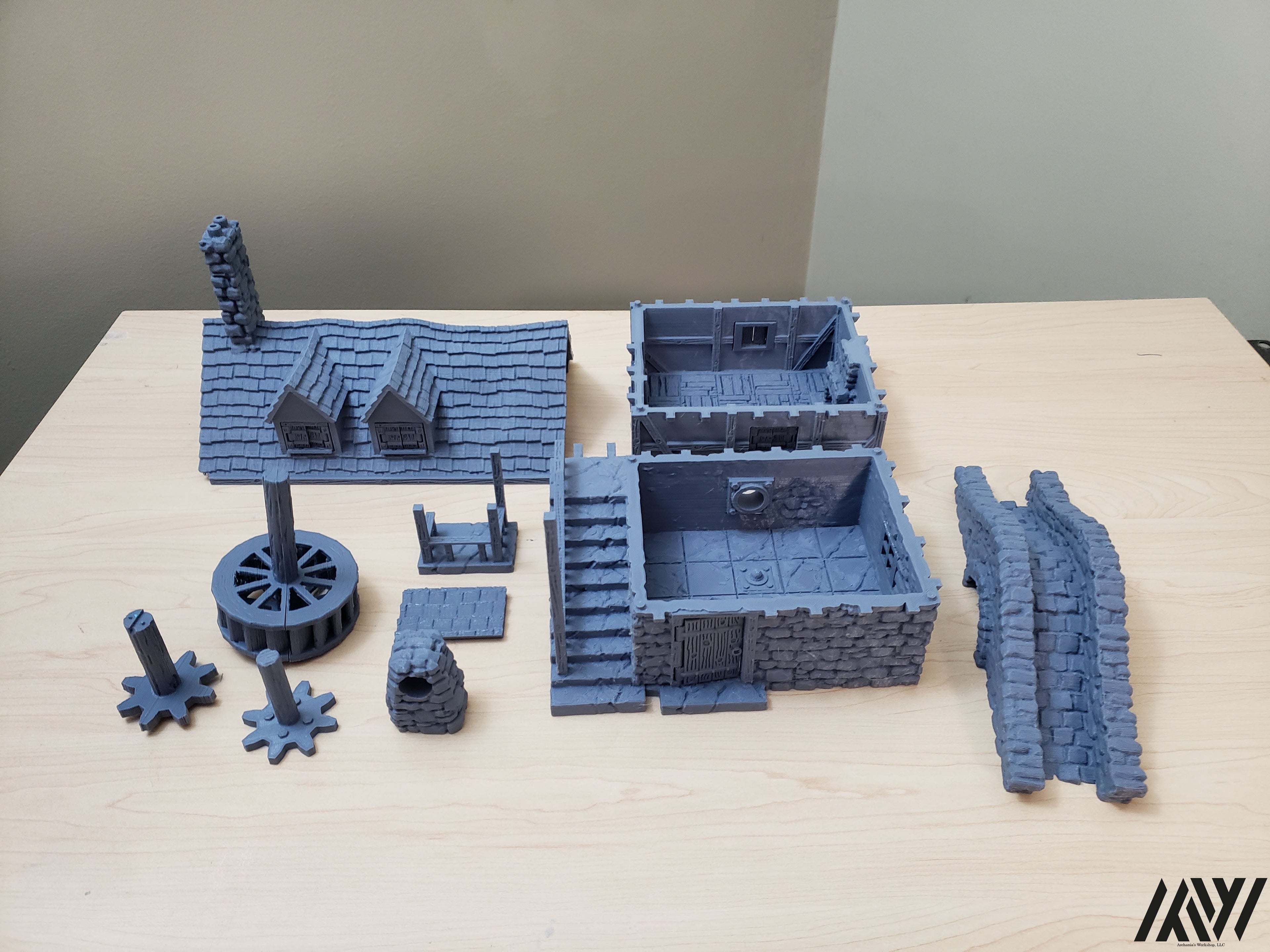 Water Mill without Base