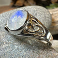 Daviana Moonstone Signet Ring