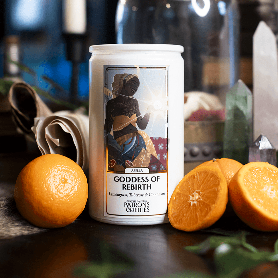 Cantrip Candles - Abella, Goddess of Rebirth 16 oz. - 