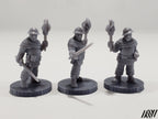 Town Guard with Torches Set