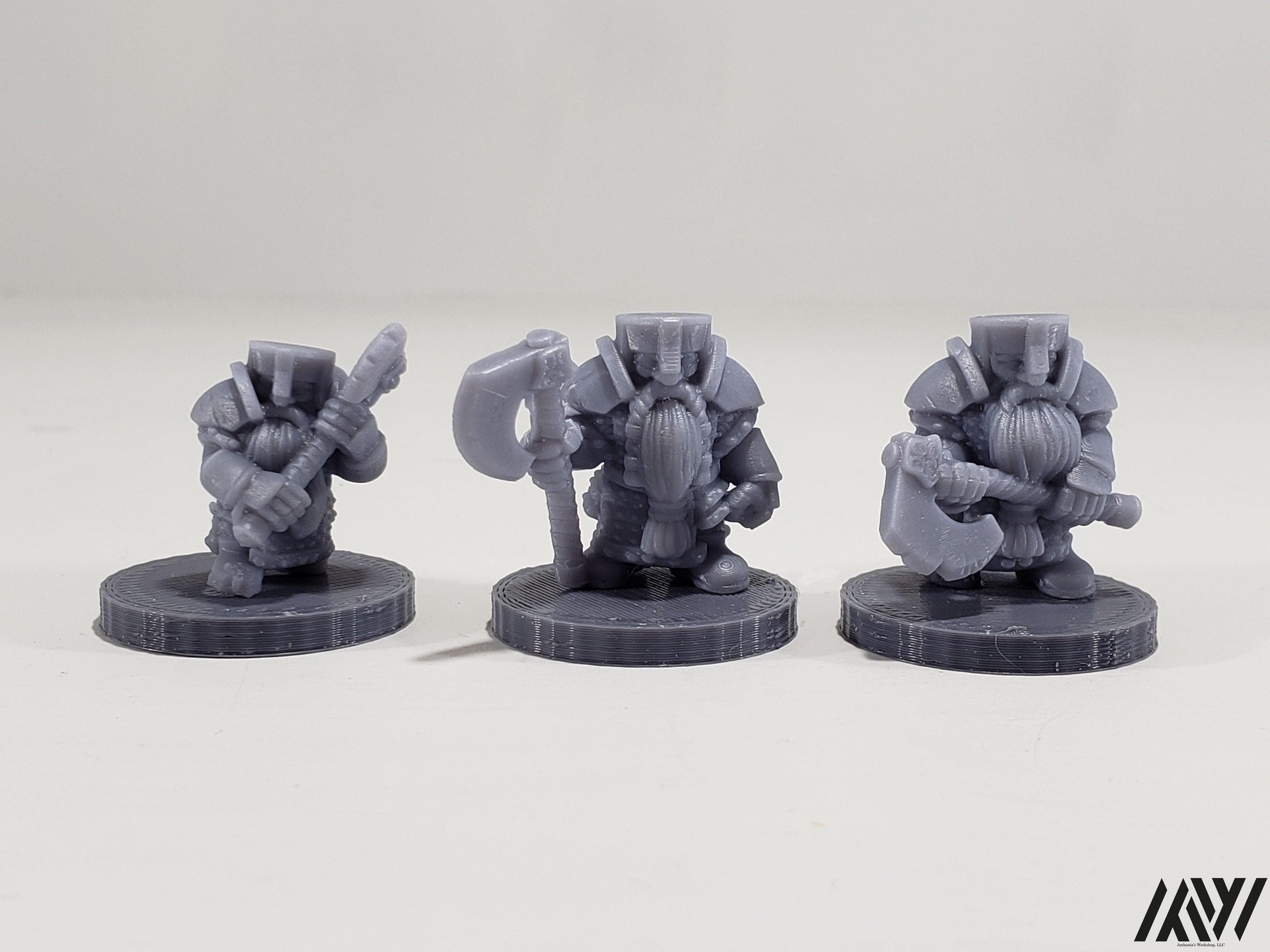 Dwarf with Double Handed Axe Set