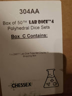 29977 Lab Dice Tube Display - 