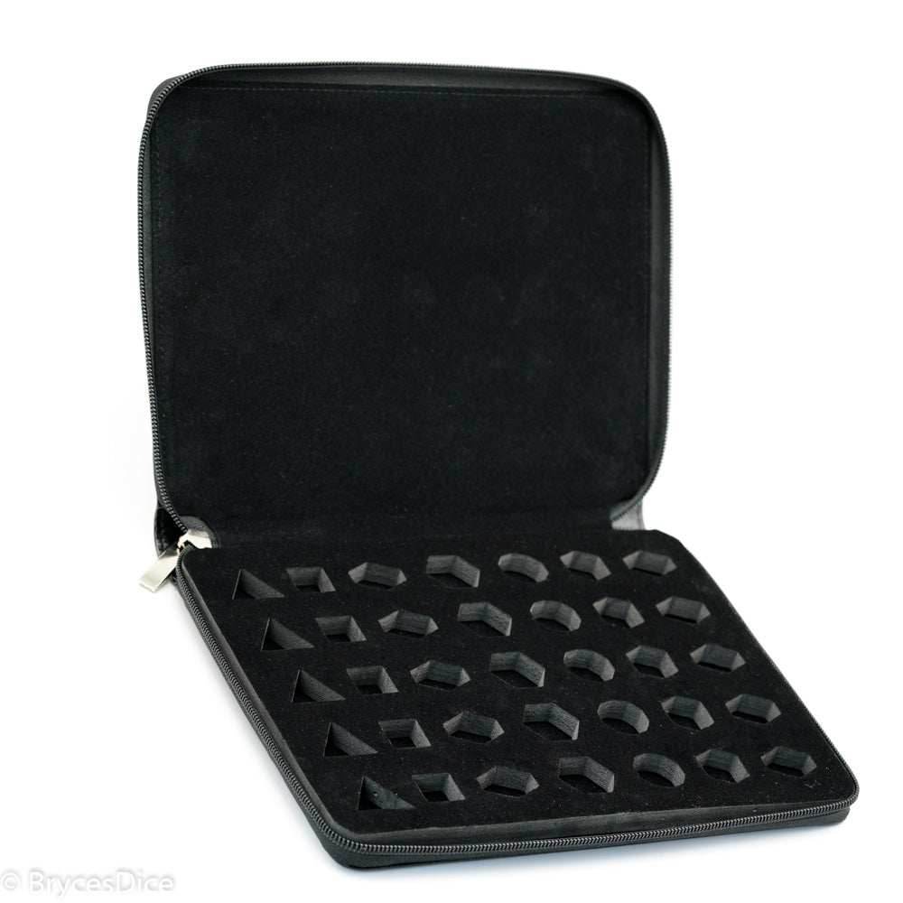 Leather Zip-Dice Bag Dicefolios - 1 x Bag