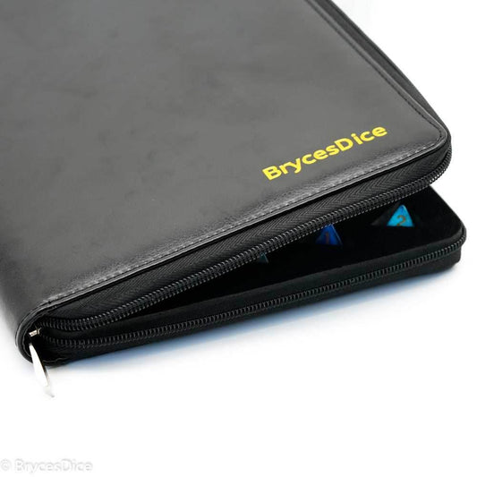 Leather Zip-Dice Bag Dicefolios - 1 x Bag