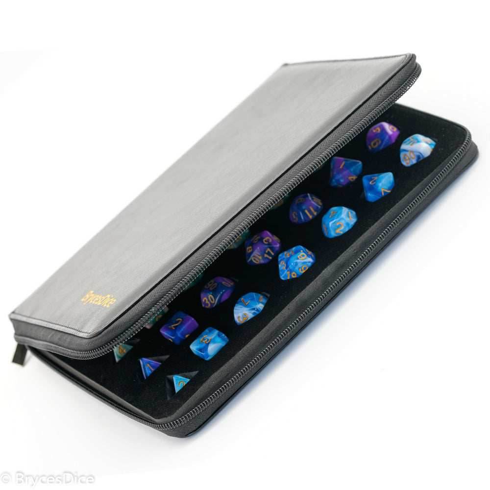 Leather Zip-Dice Bag Dicefolios - 1 x Bag