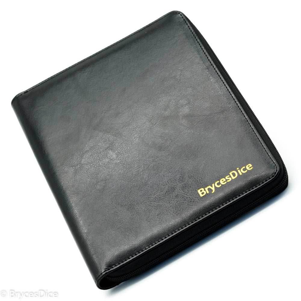Leather Zip-Dice Bag Dicefolios - 1 x Bag