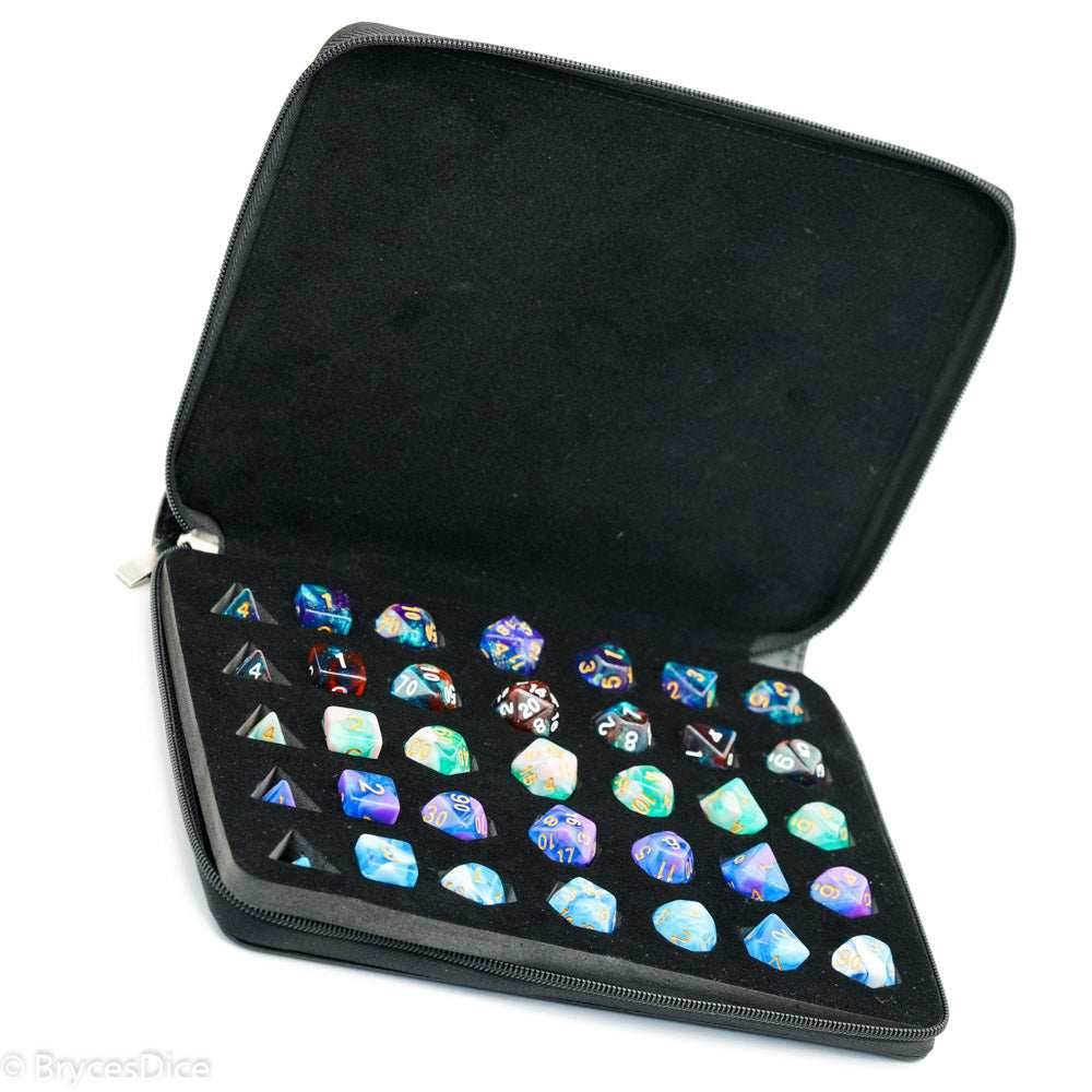 Leather Zip-Dice Bag Dicefolios - 1 x Bag