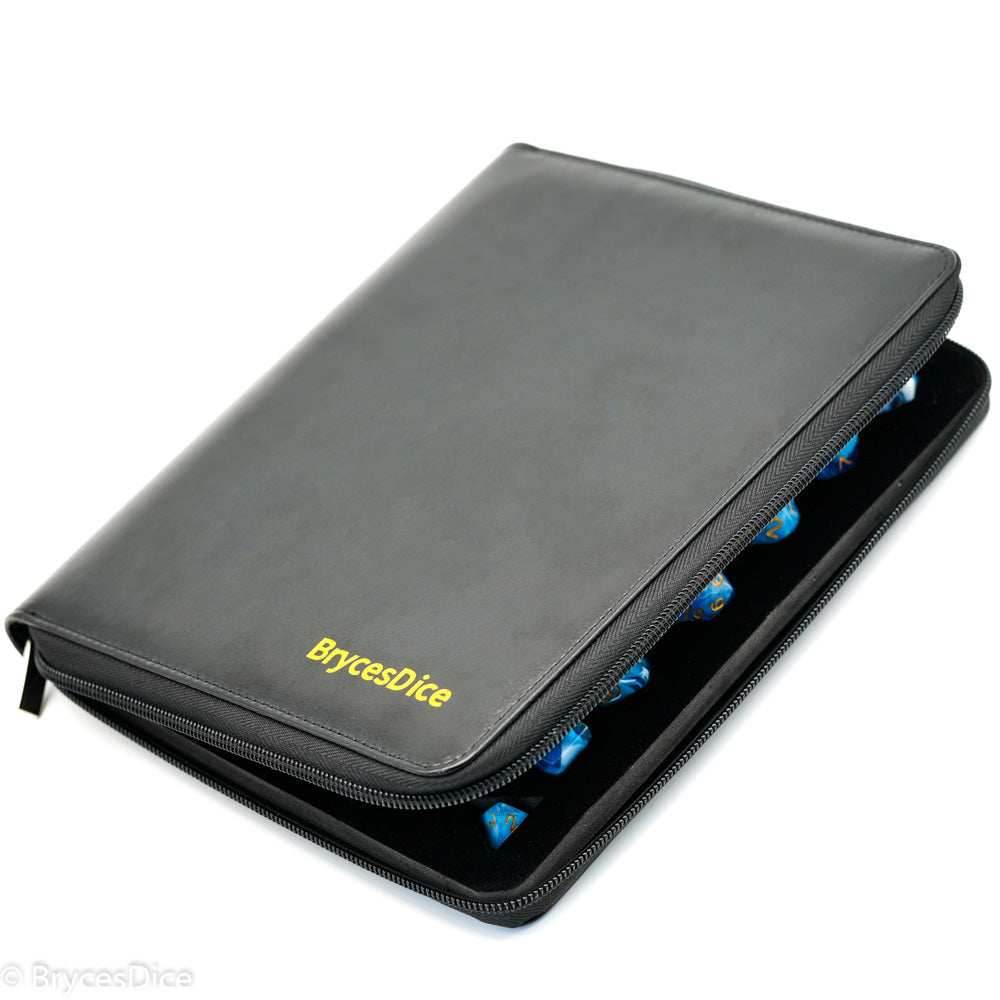 Leather Zip-Dice Bag Dicefolios - 1 x Bag