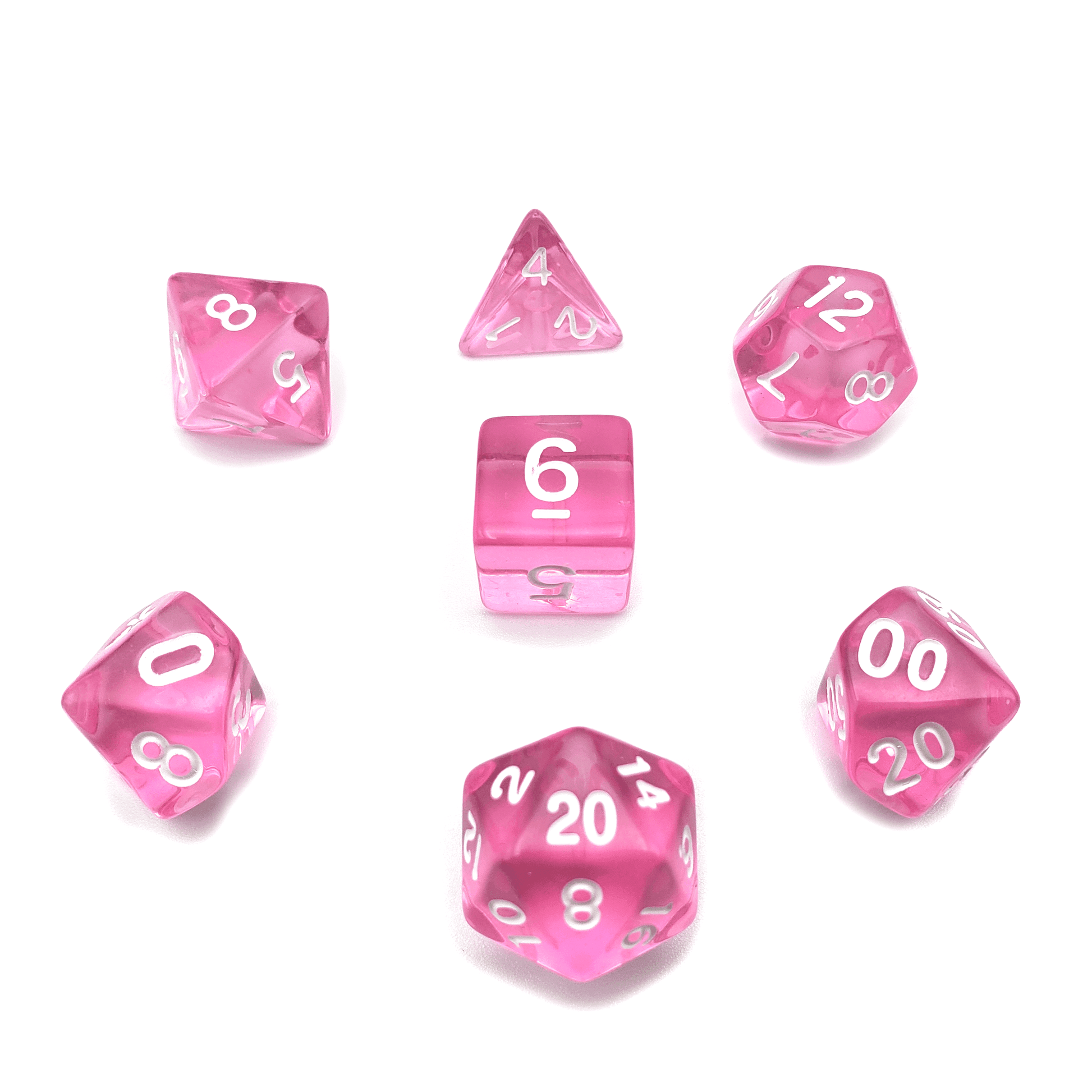 Boon of the Faerie - 7 Piece DnD Dice Set | Acrylic RPG Gaming Dice - 