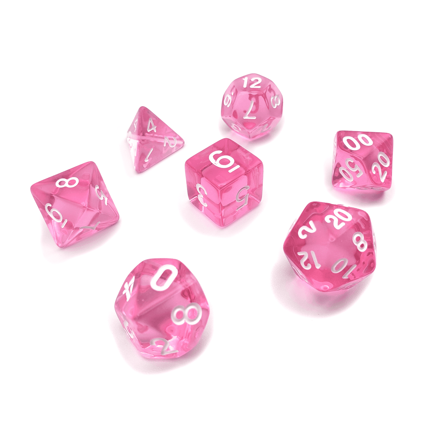 Boon of the Faerie - 7 Piece DnD Dice Set | Acrylic RPG Gaming Dice - 