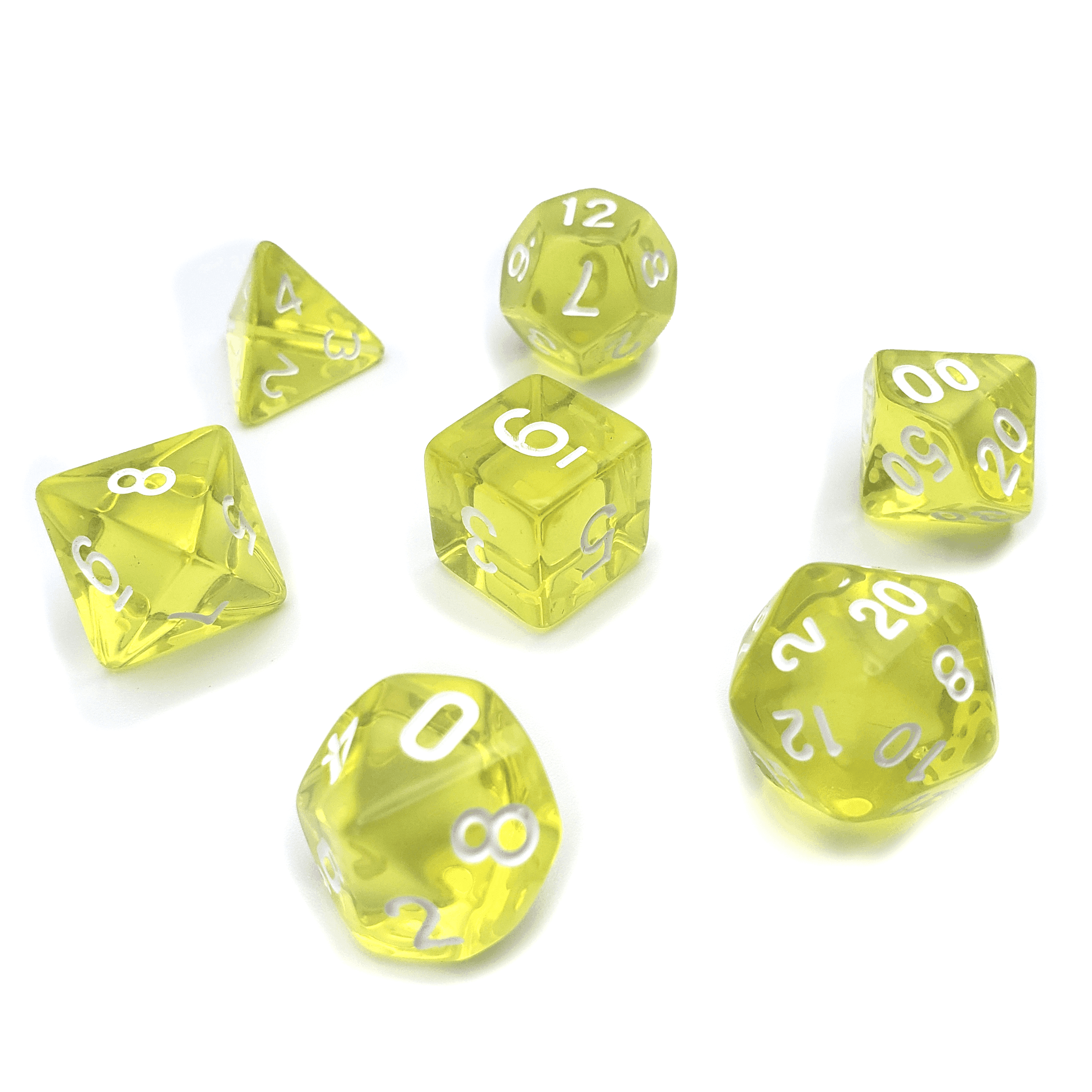 Boon of the Celestial - 7 Piece DnD Dice Set | Acrylic RPG Gaming Dice - 