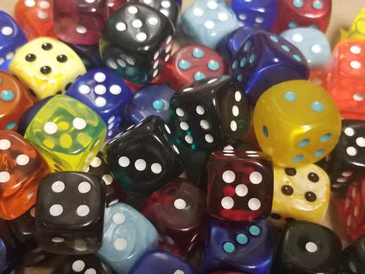 Factory-Second 20mm or 22mm Assorted Colors d6 (Random color) - 