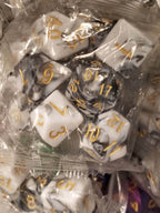 Random 7-Dice Set | Dnd Dice for Tabletop Gaming Variety of Colors - 